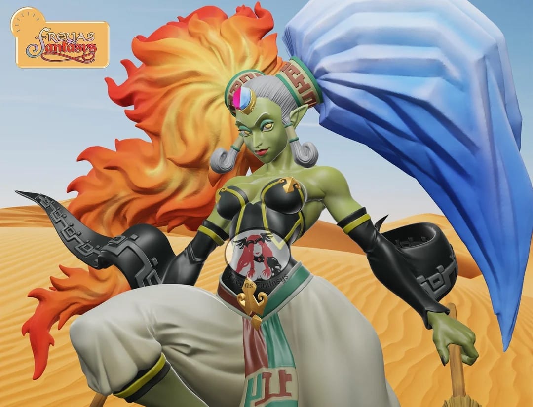 P站图纸印象馆 塞尔达传说 双子巫女形态 塞尔达传说 双子巫女形态