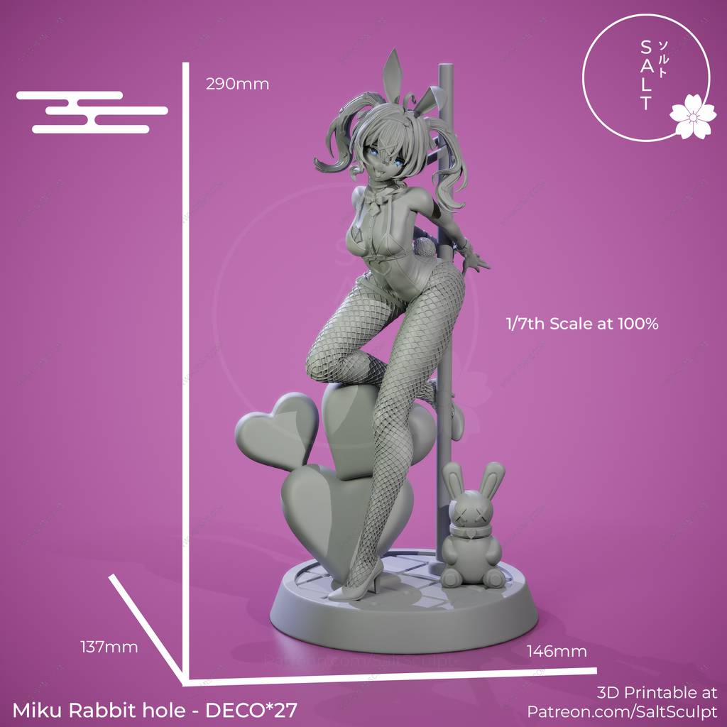 P站图纸印象馆 Saltsculpt 虚拟偶像 兔子洞 Saltsculpt 虚拟偶像 兔子洞