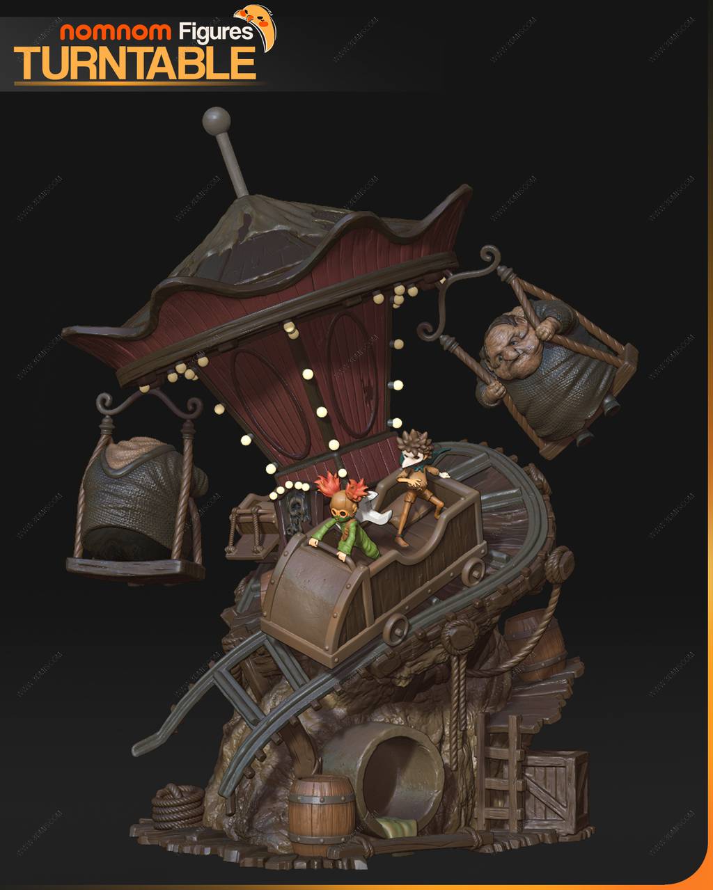 P站图纸印象馆 NomNom 小小梦魇 小洛和小寂 NomNom 小小梦魇 小洛和小寂