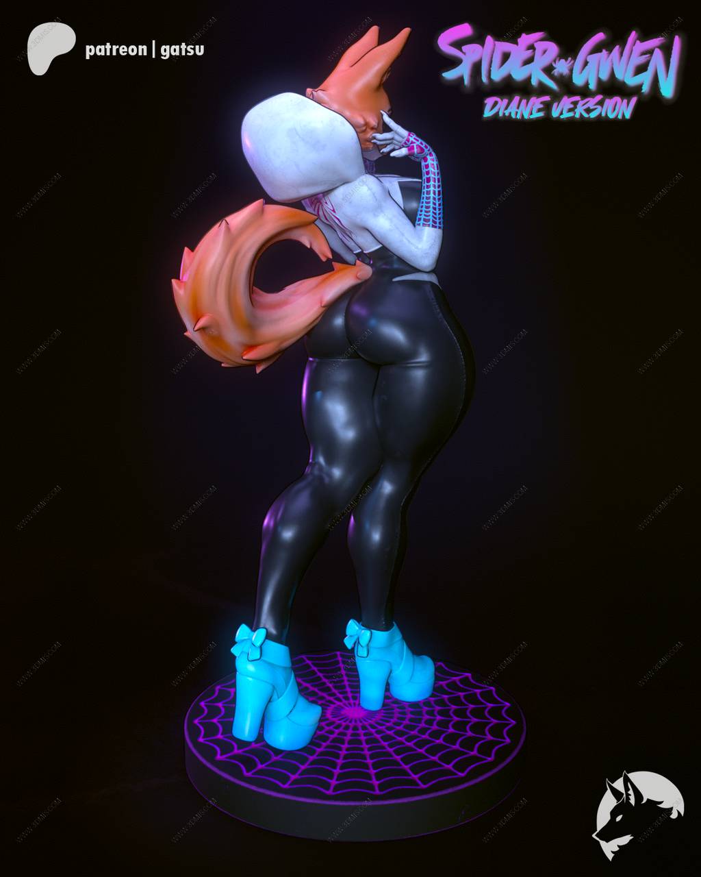 P站图纸印象馆 Gatsu Studios 漫威 蜘蛛格温 Gatsu Studios 漫威 蜘蛛格温