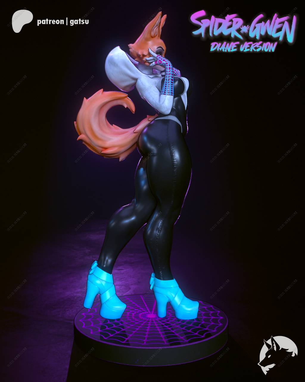 P站图纸印象馆 Gatsu Studios 漫威 蜘蛛格温 Gatsu Studios 漫威 蜘蛛格温