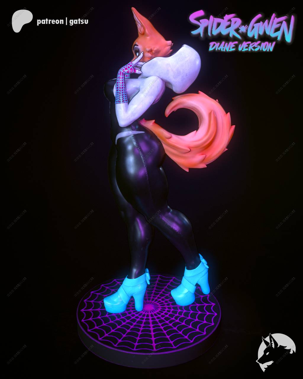 P站图纸印象馆 Gatsu Studios 漫威 蜘蛛格温 Gatsu Studios 漫威 蜘蛛格温