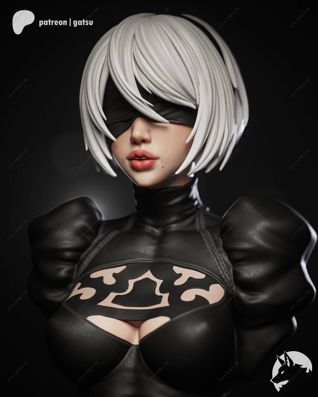 P站图纸印象馆 Gatsu Studios 尼尔:机械纪元 尤尔哈2号B型 Gatsu Studios 尼尔:机械纪元 尤尔哈2号B型