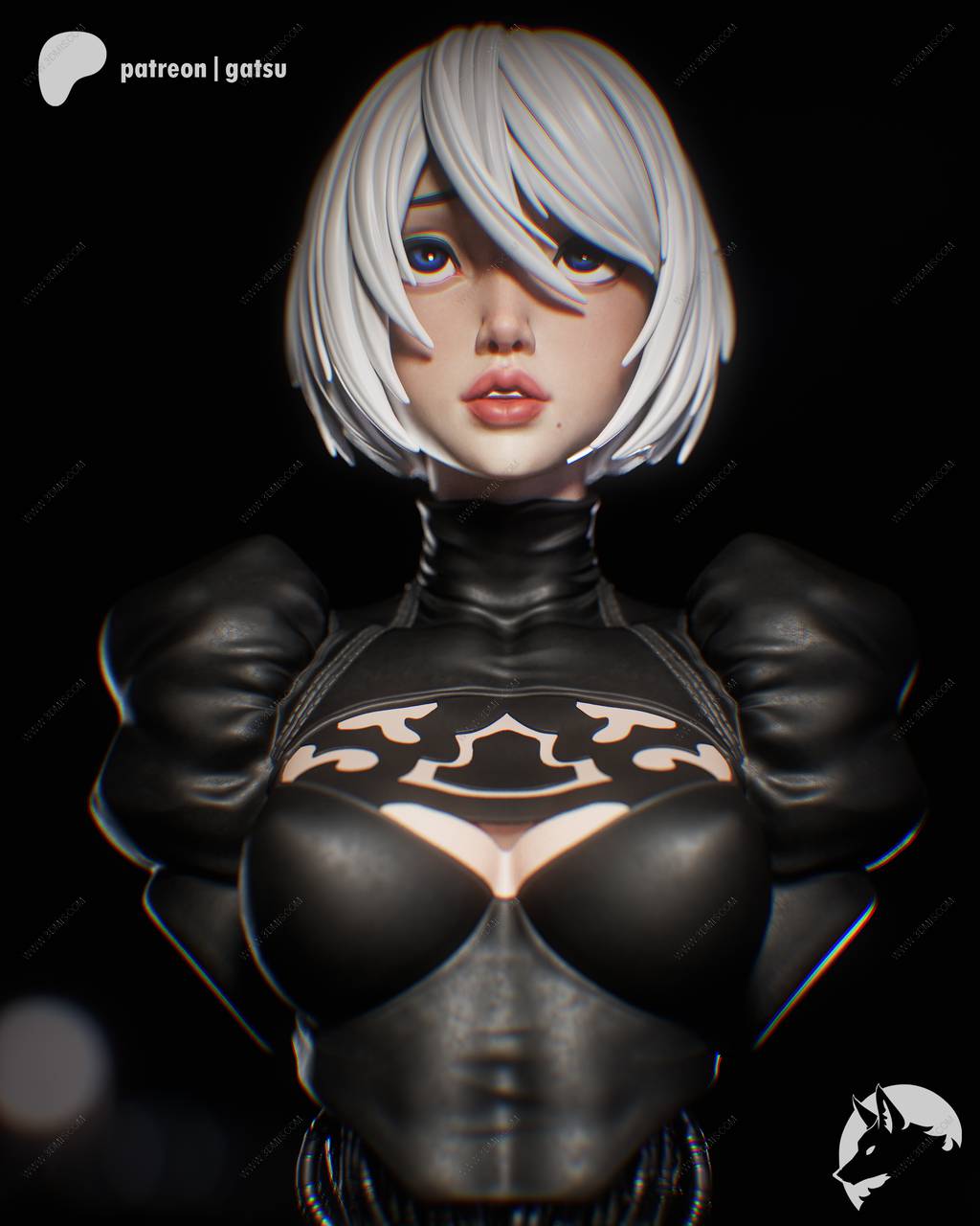 P站图纸印象馆 Gatsu Studios 尼尔:机械纪元 尤尔哈2号B型 Gatsu Studios 尼尔:机械纪元 尤尔哈2号B型