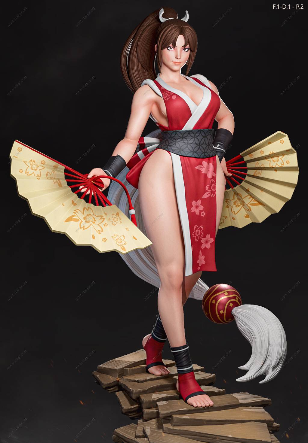 P站图纸印象馆 拳皇 不知火舞 拳皇 不知火舞