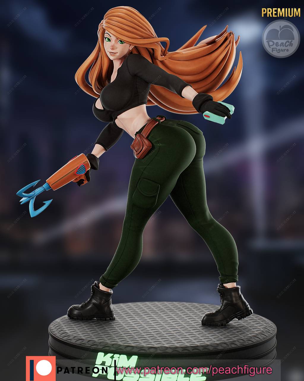 P站图纸印象馆 Peach Figure 麻辣女孩 金姆·帕瑟伯 Peach Figure 麻辣女孩 金姆·帕瑟伯