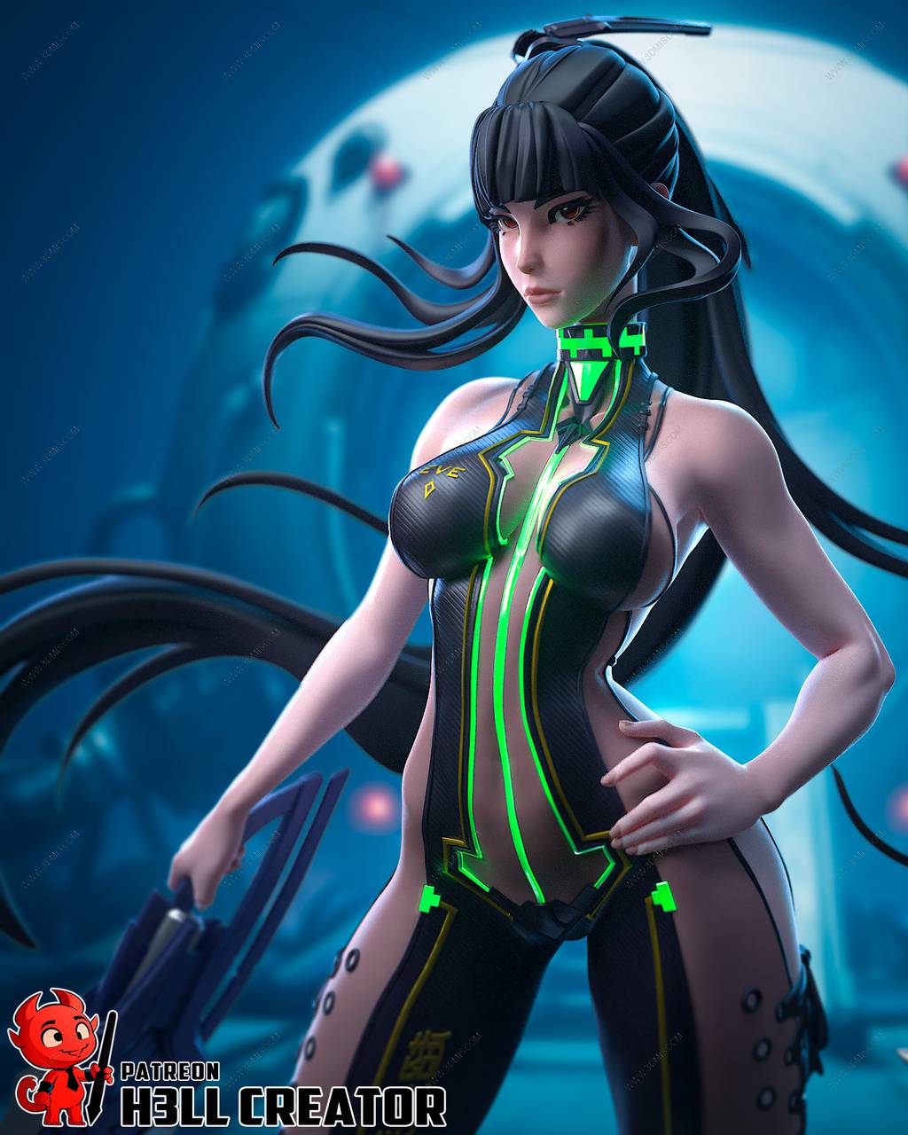 P站图纸印象馆 H3LL 星刃 伊芙 H3LL 星刃 伊芙