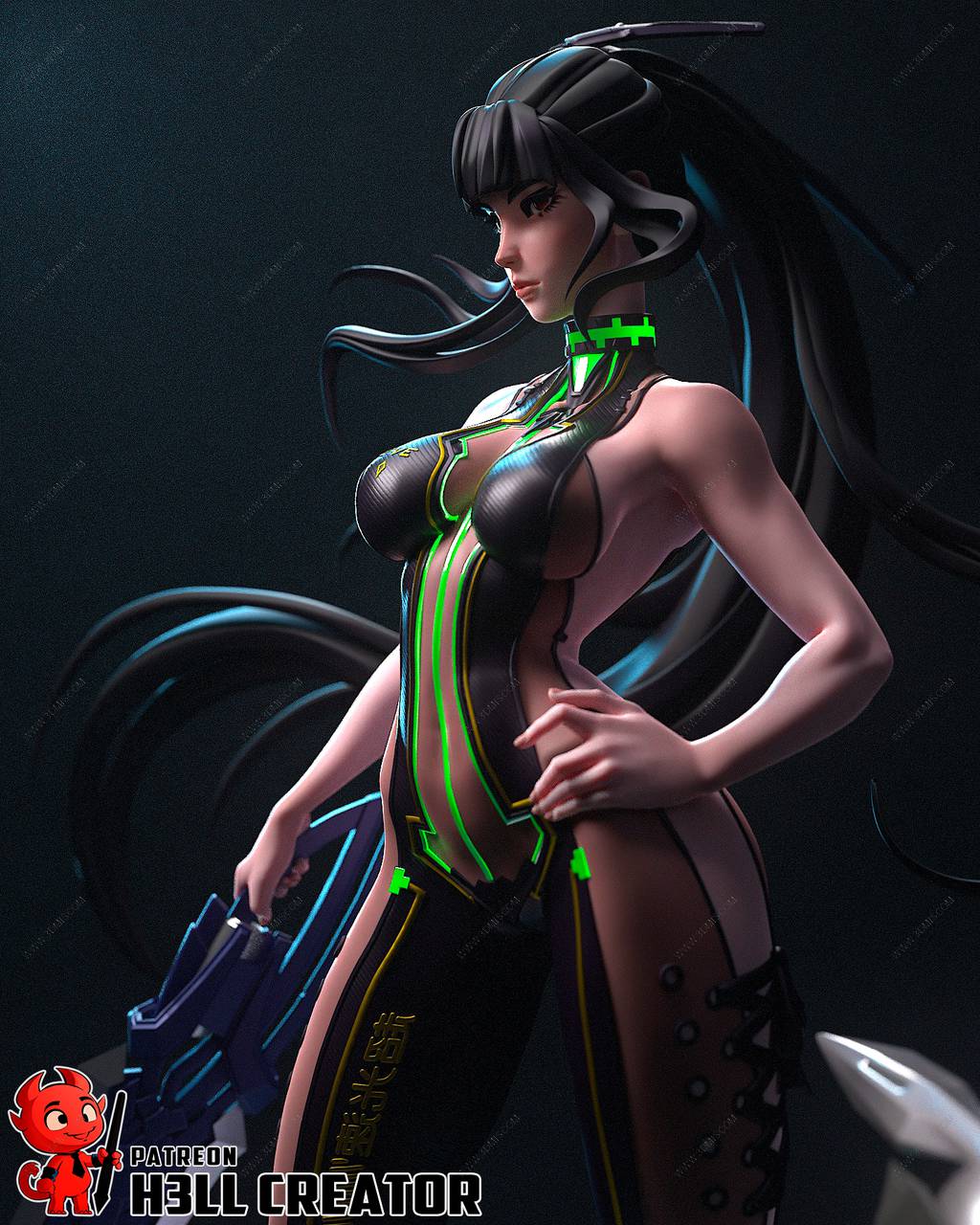 P站图纸印象馆 H3LL 星刃 伊芙 H3LL 星刃 伊芙