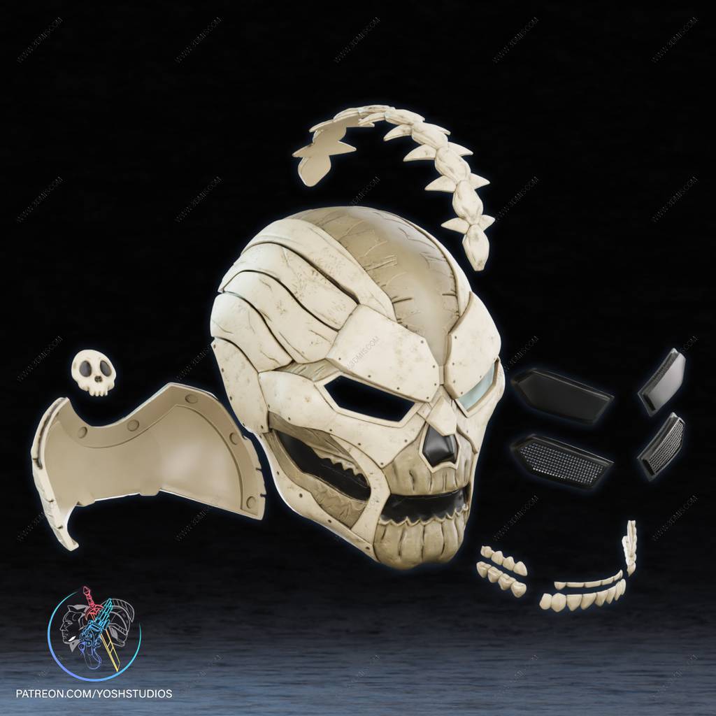 P站图纸印象馆 Yosh 漫威 骷髅面具 Yosh 漫威 骷髅面具
