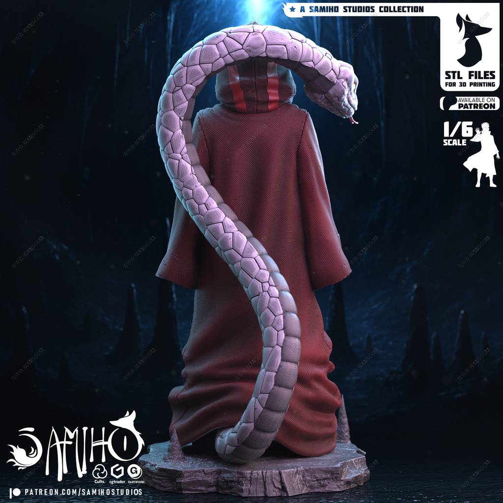 P站图纸印象馆 Samiho 火影忍者 药师兜 Samiho 火影忍者 药师兜