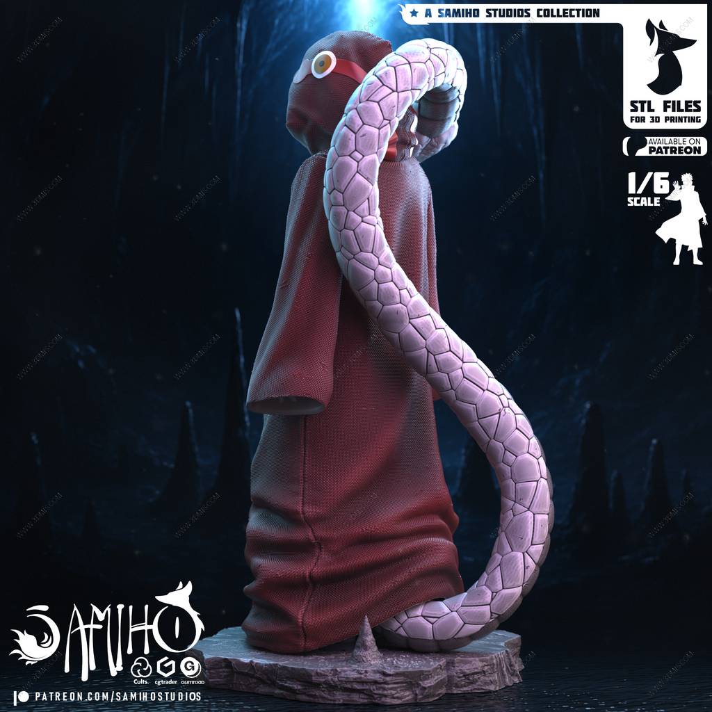 P站图纸印象馆 Samiho 火影忍者 药师兜 Samiho 火影忍者 药师兜