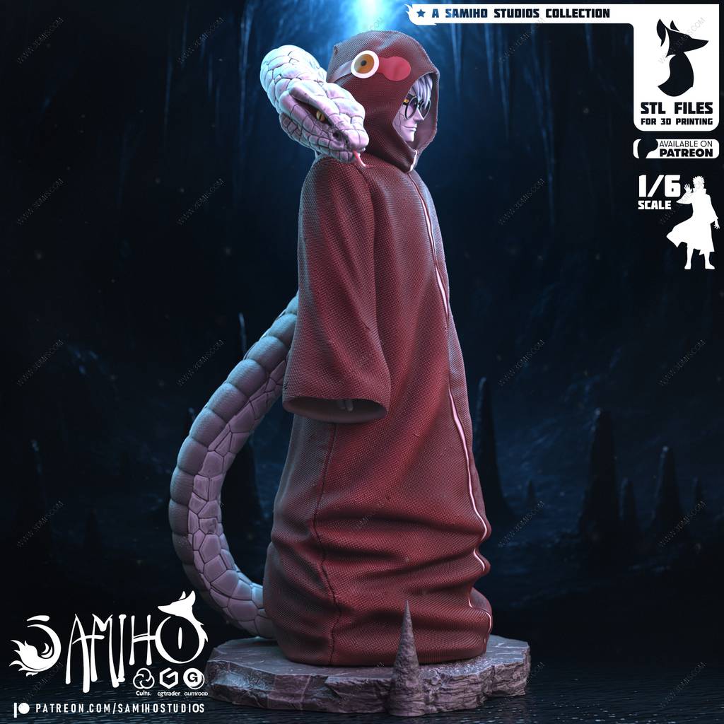 P站图纸印象馆 Samiho 火影忍者 药师兜 Samiho 火影忍者 药师兜