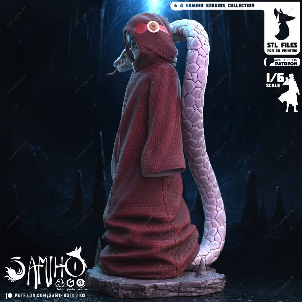 P站图纸印象馆 Samiho 火影忍者 药师兜 Samiho 火影忍者 药师兜