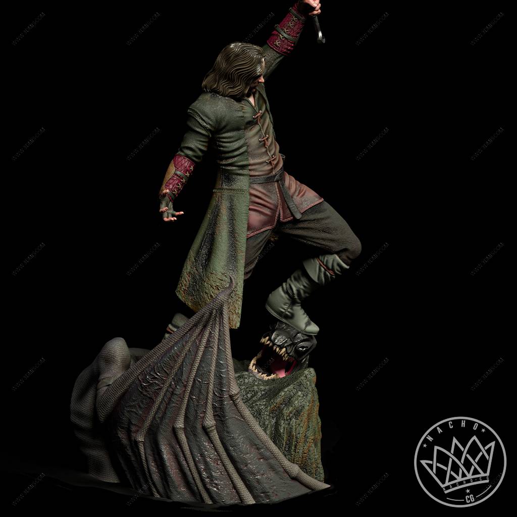 P站图纸印象馆 Nacho CG 指环王 阿拉贡 Nacho CG 指环王 阿拉贡