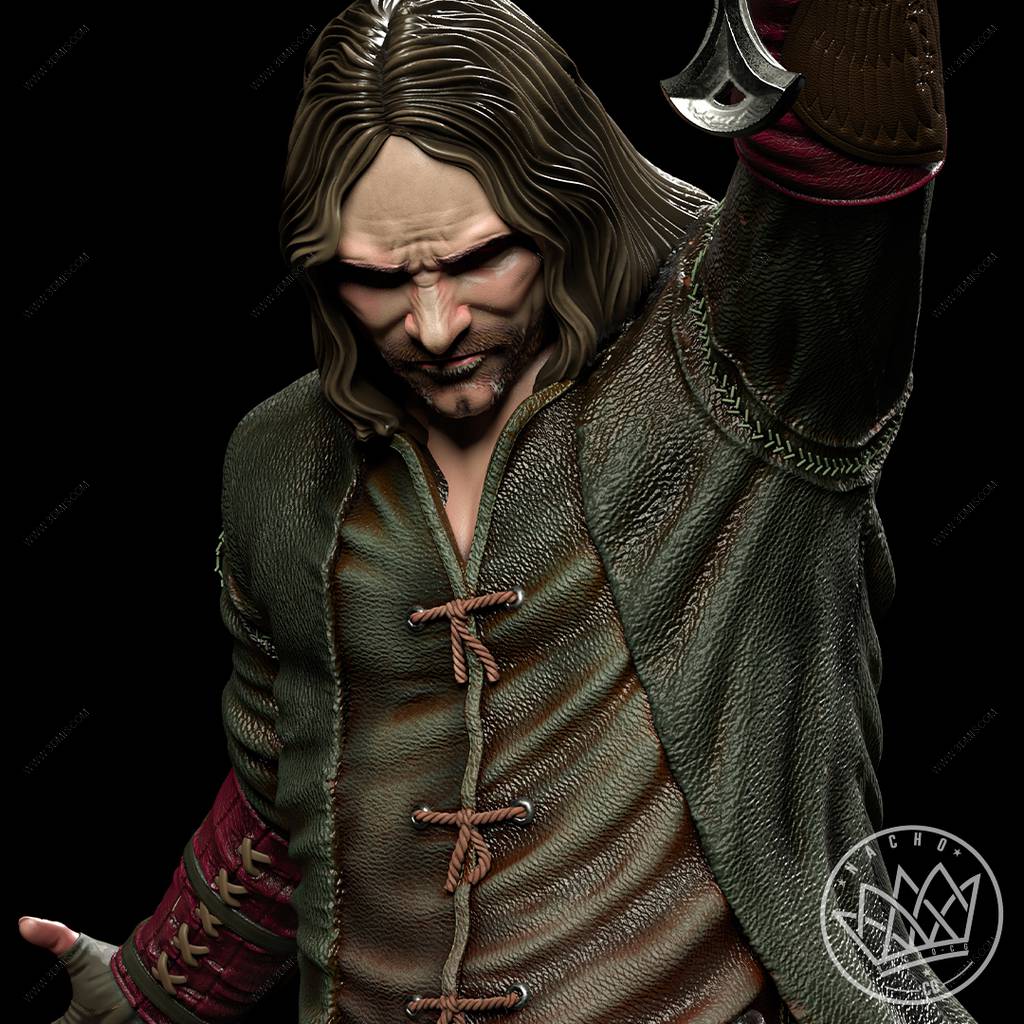 P站图纸印象馆 Nacho CG 指环王 阿拉贡 Nacho CG 指环王 阿拉贡