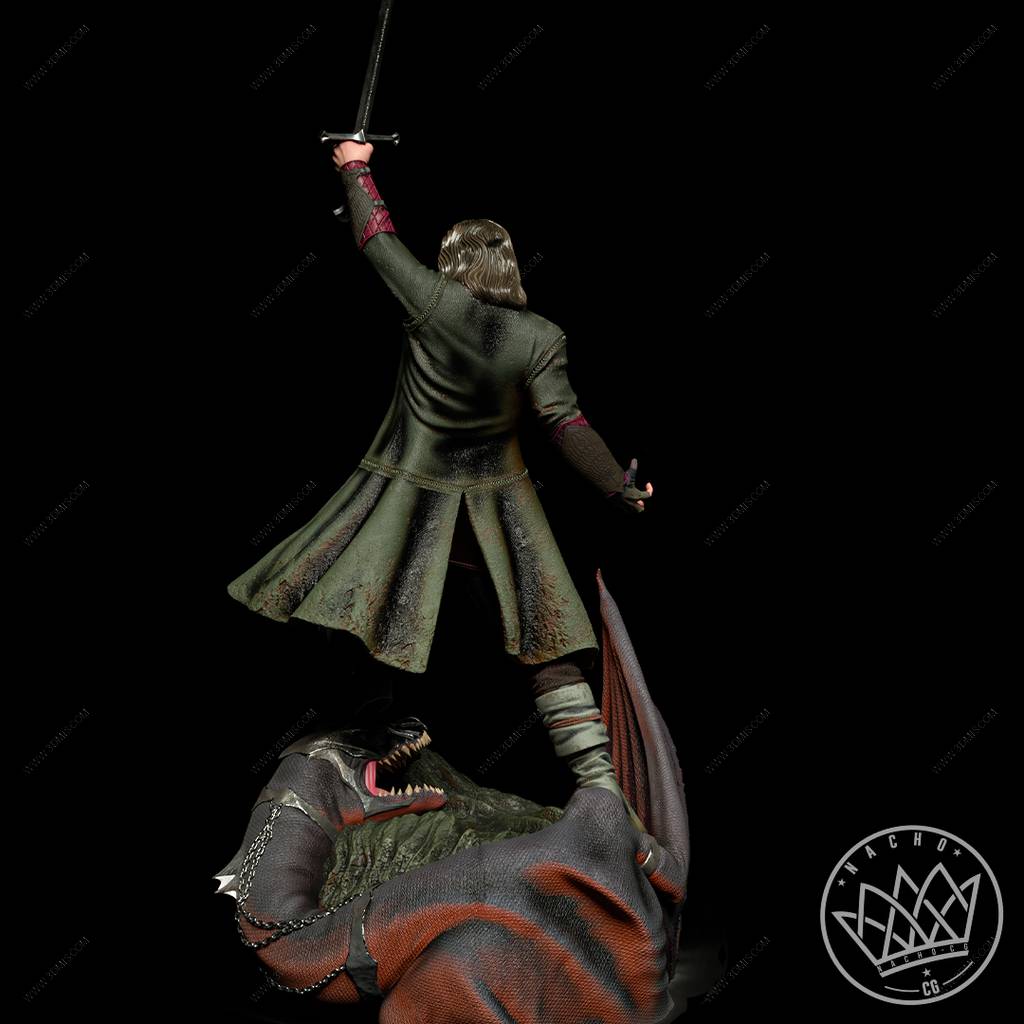 P站图纸印象馆 Nacho CG 指环王 阿拉贡 Nacho CG 指环王 阿拉贡