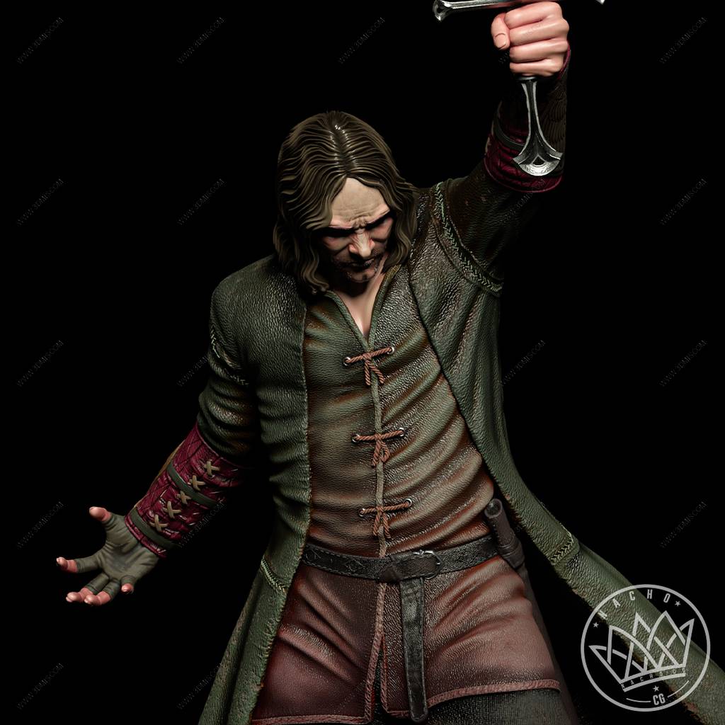 P站图纸印象馆 Nacho CG 指环王 阿拉贡 Nacho CG 指环王 阿拉贡