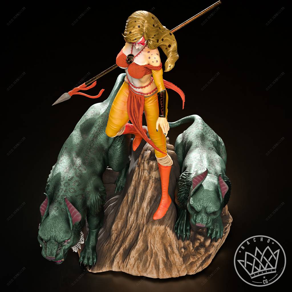 P站图纸印象馆 Nacho CG 霹雳猫 豹猫 Nacho CG 霹雳猫 豹猫