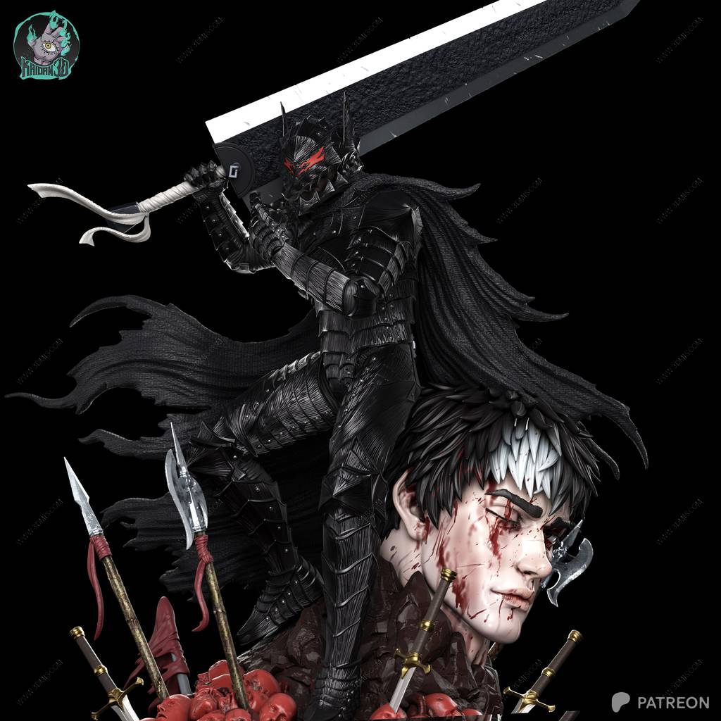 P站图纸印象馆 Kaidan 剑风传奇 格斯 Kaidan 剑风传奇 格斯