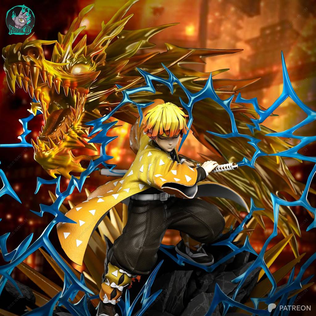 P站图纸印象馆 Kaidan 鬼灭之刃 我妻善逸 Kaidan 鬼灭之刃 我妻善逸