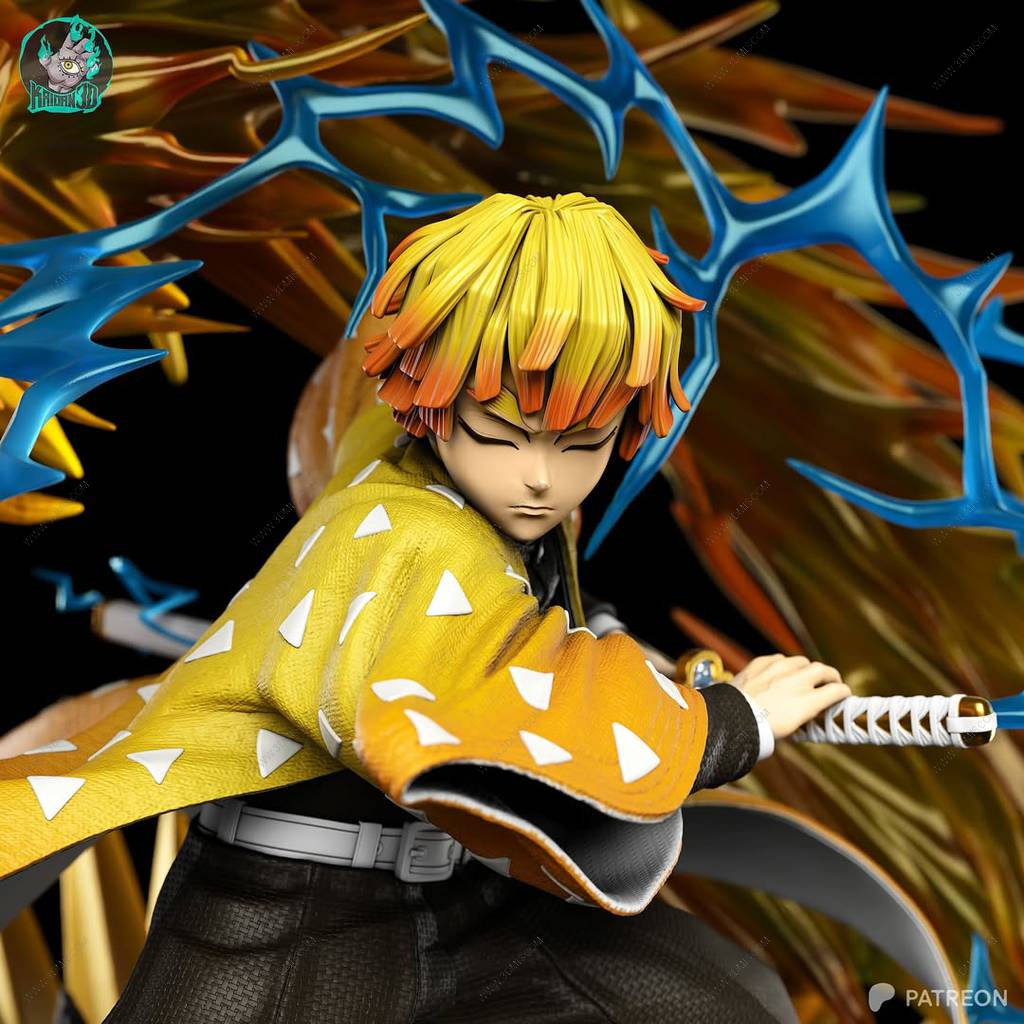 P站图纸印象馆 Kaidan 鬼灭之刃 我妻善逸 Kaidan 鬼灭之刃 我妻善逸