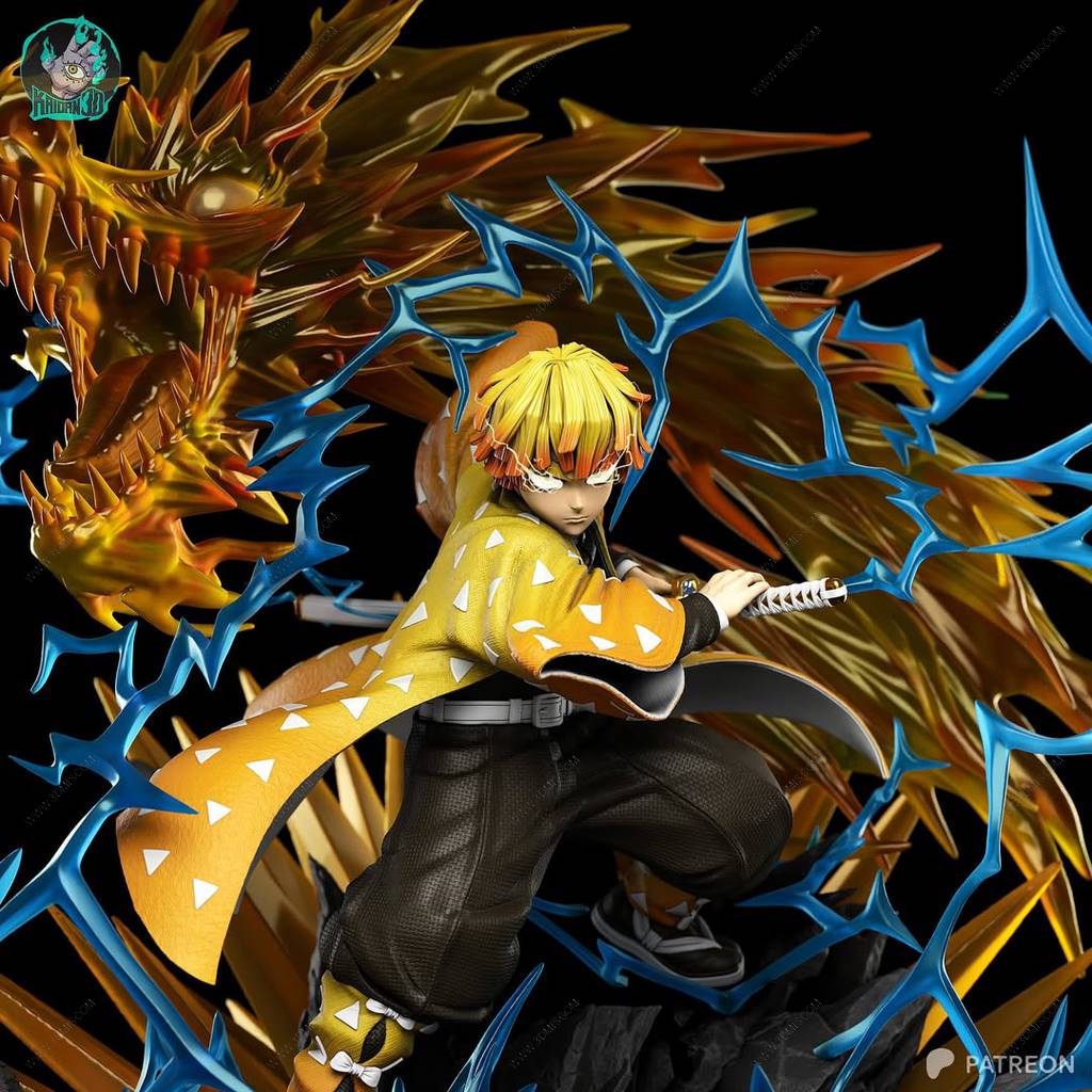 P站图纸印象馆 Kaidan 鬼灭之刃 我妻善逸 Kaidan 鬼灭之刃 我妻善逸