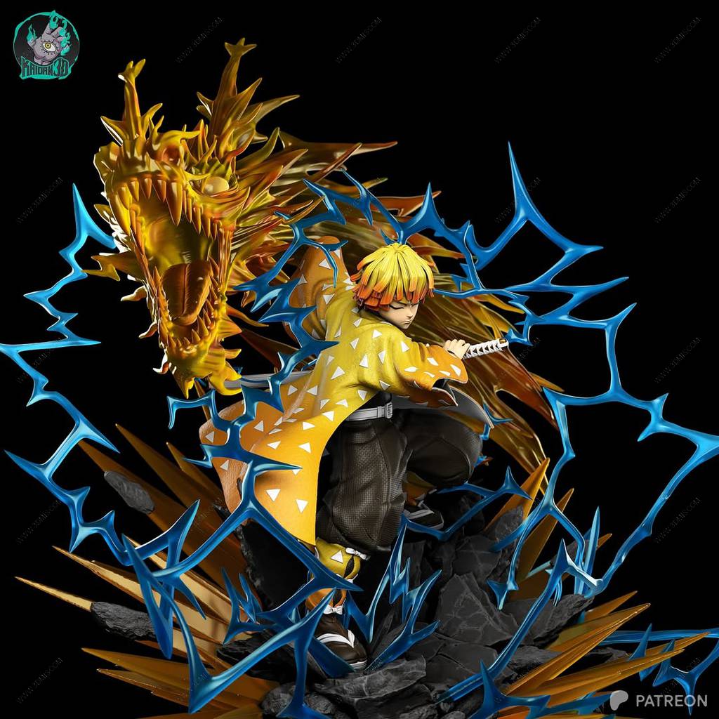 P站图纸印象馆 Kaidan 鬼灭之刃 我妻善逸 Kaidan 鬼灭之刃 我妻善逸