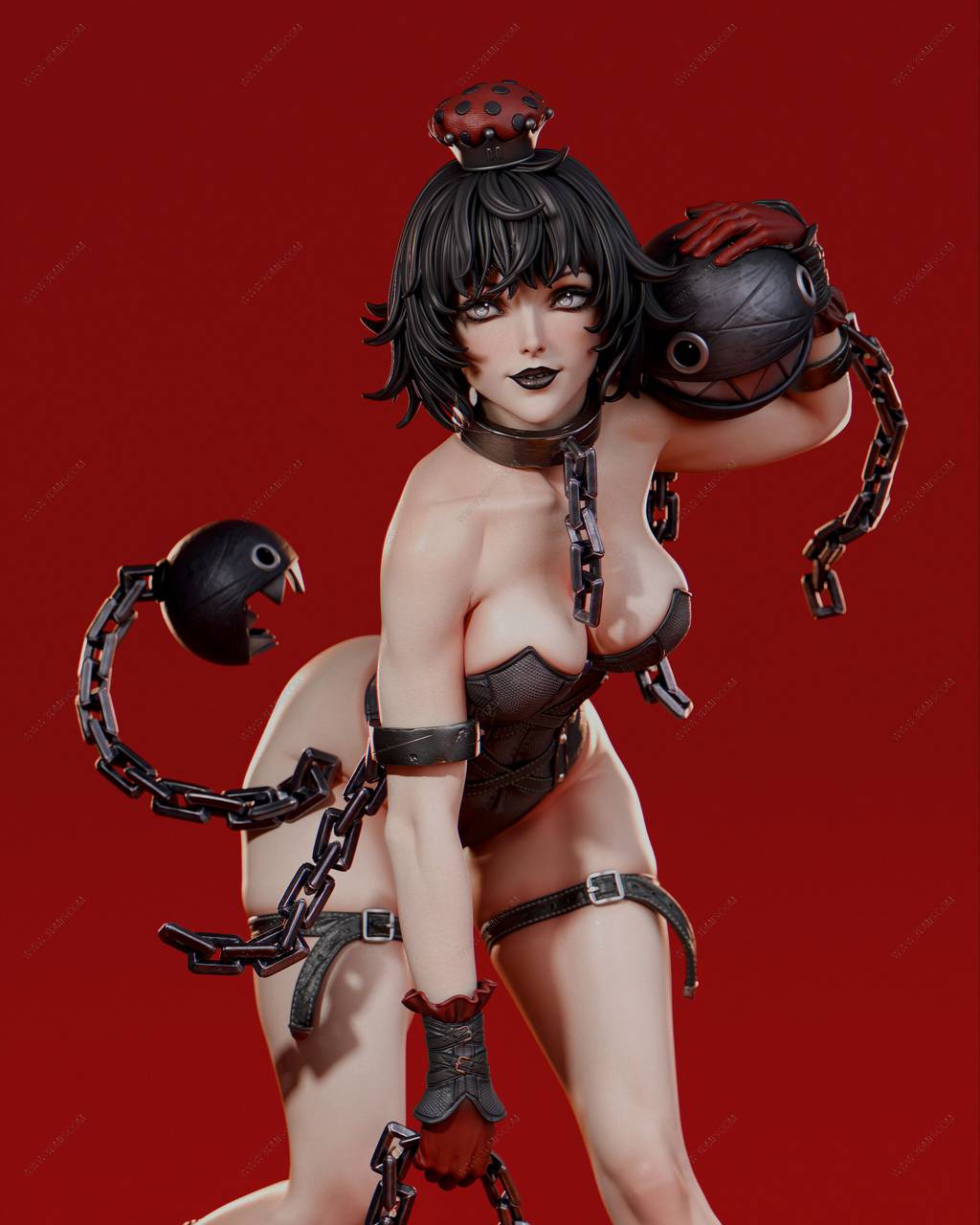 P站图纸印象馆 ABE3D 超级马里奥 库巴公主 ABE3D 超级马里奥 库巴公主