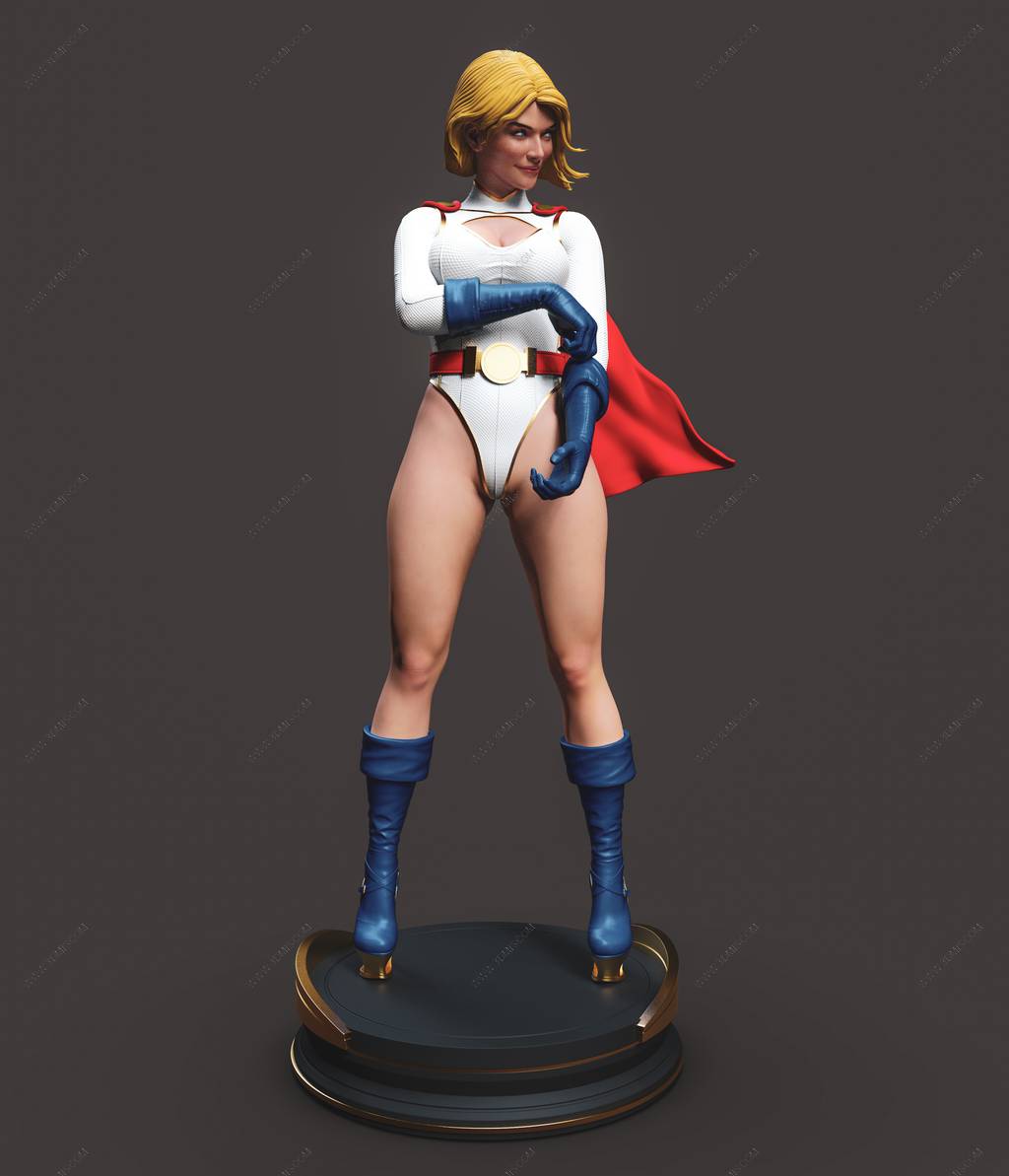 P站图纸印象馆 ABE3D DC漫画 神力女孩 ABE3D DC漫画 神力女孩