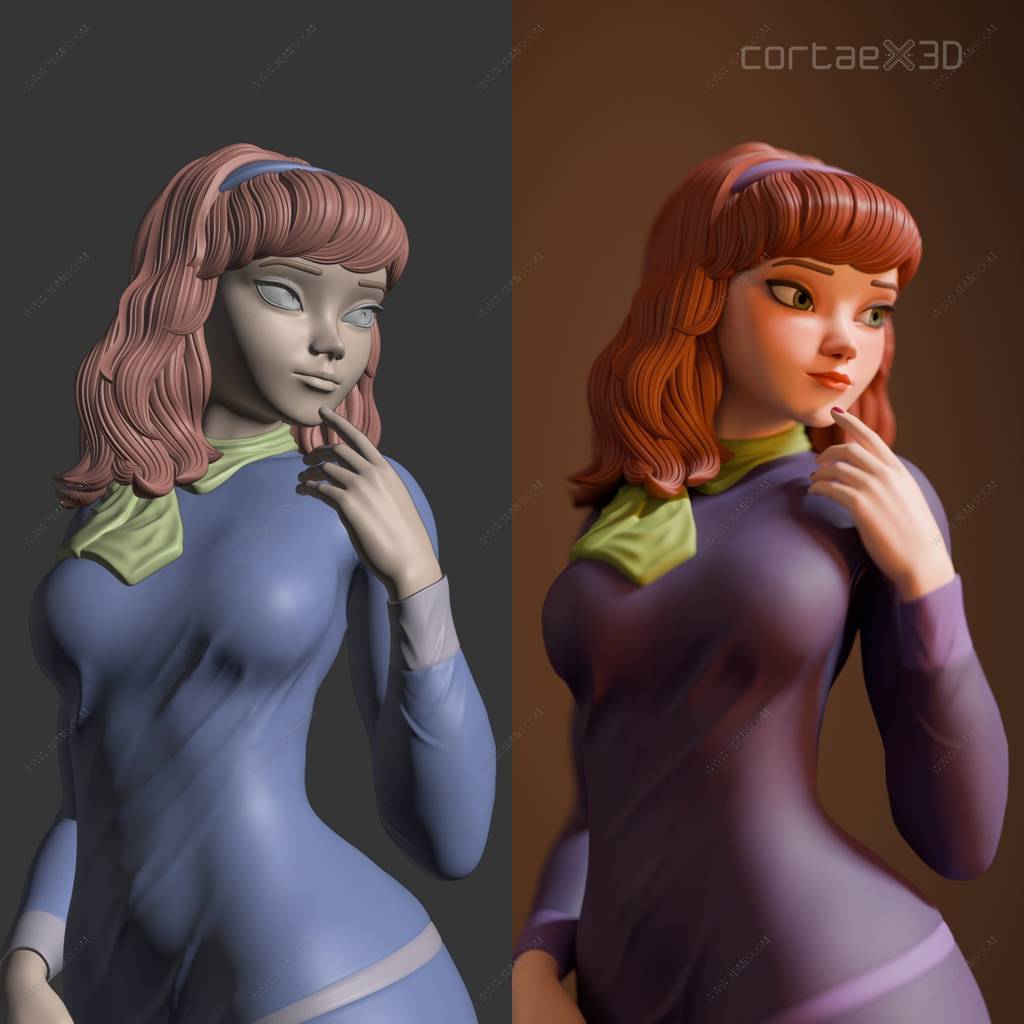 P站图纸印象馆 史酷比狗 达芙妮 史酷比狗 达芙妮