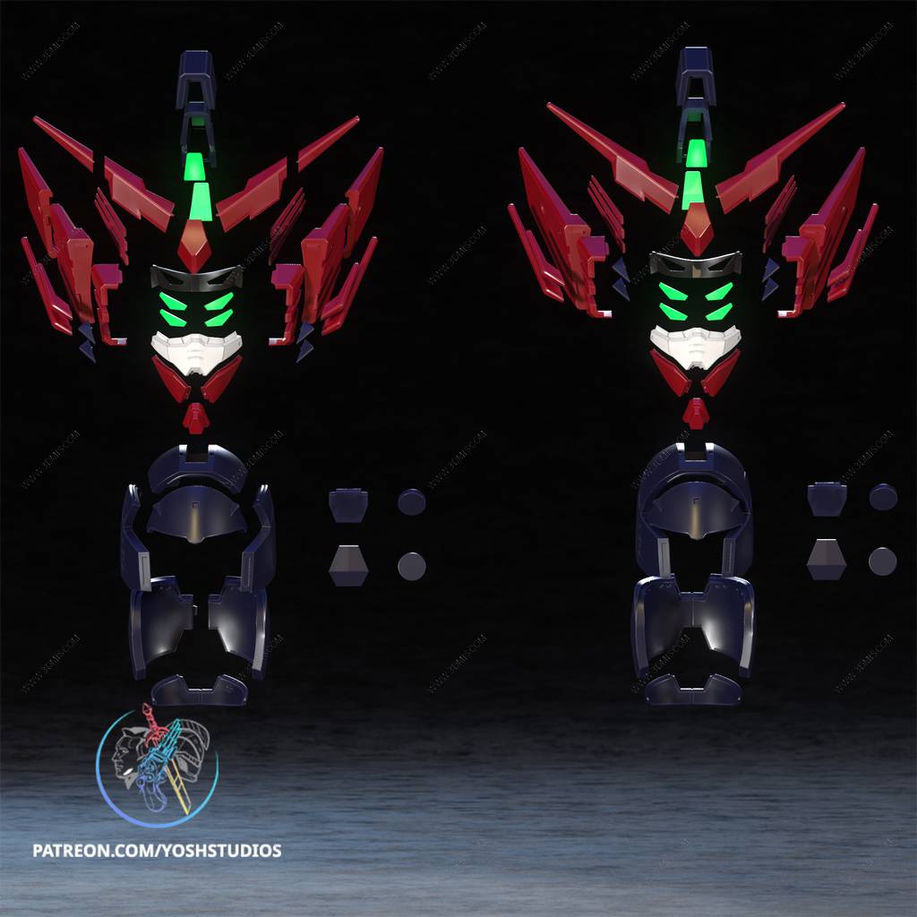 P站图纸印象馆 Yosh 艾比安高达的头罩 Yosh 艾比安高达的头罩