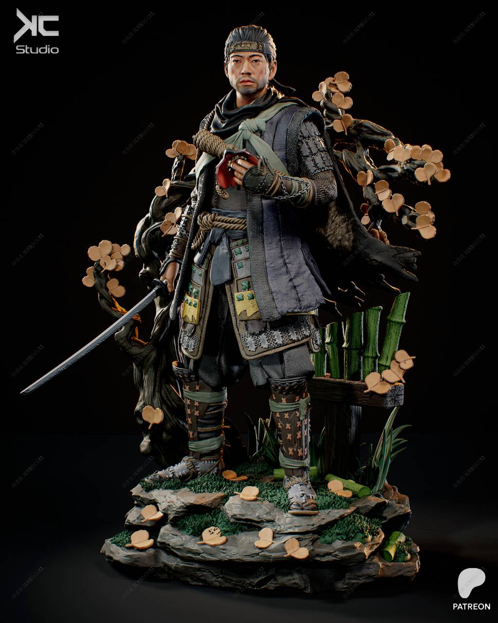 P站图纸印象馆 KcStudio 对马岛之魂 境井仁 KcStudio 对马岛之魂 境井仁