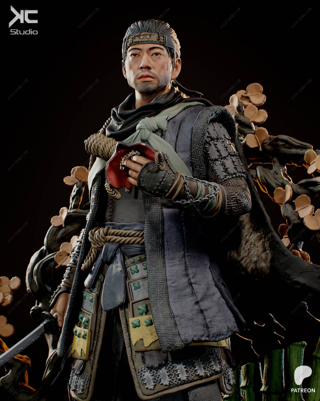 P站图纸印象馆 KcStudio 对马岛之魂 境井仁 KcStudio 对马岛之魂 境井仁