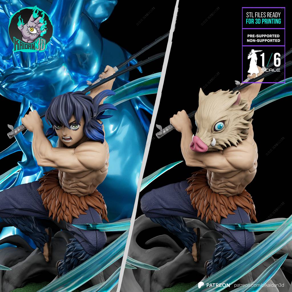 P站图纸印象馆 Kaidan 鬼灭之刃 嘴平伊之助 Kaidan 鬼灭之刃 嘴平伊之助