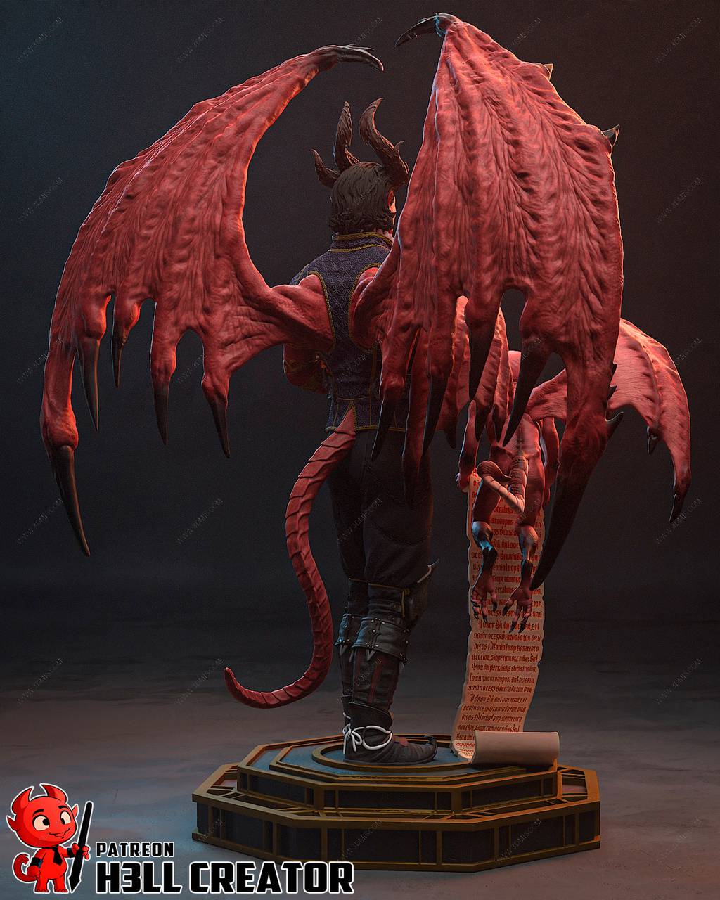 P站图纸印象馆 H3LL 博德之门 拉斐尔 H3LL 博德之门 拉斐尔