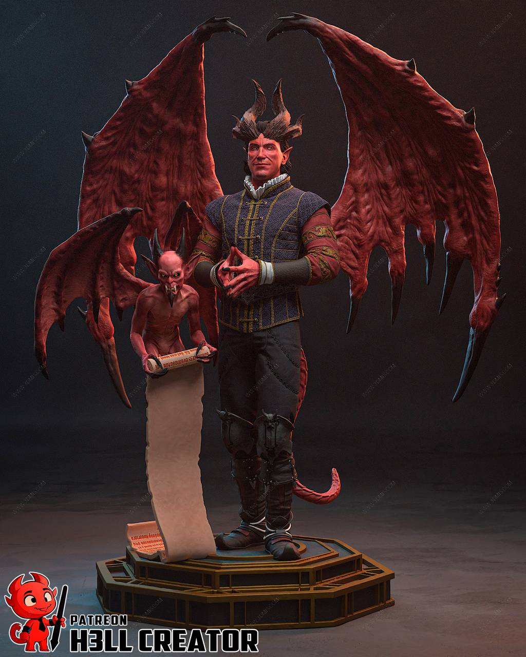 P站图纸印象馆 H3LL 博德之门 拉斐尔 H3LL 博德之门 拉斐尔