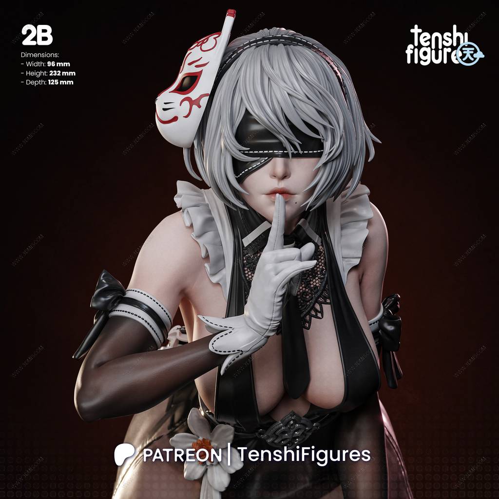 P站图纸印象馆 Tenshi Figures 尼尔:机械纪元 尤尔哈2B Tenshi Figures 尼尔:机械纪元 尤尔哈2B