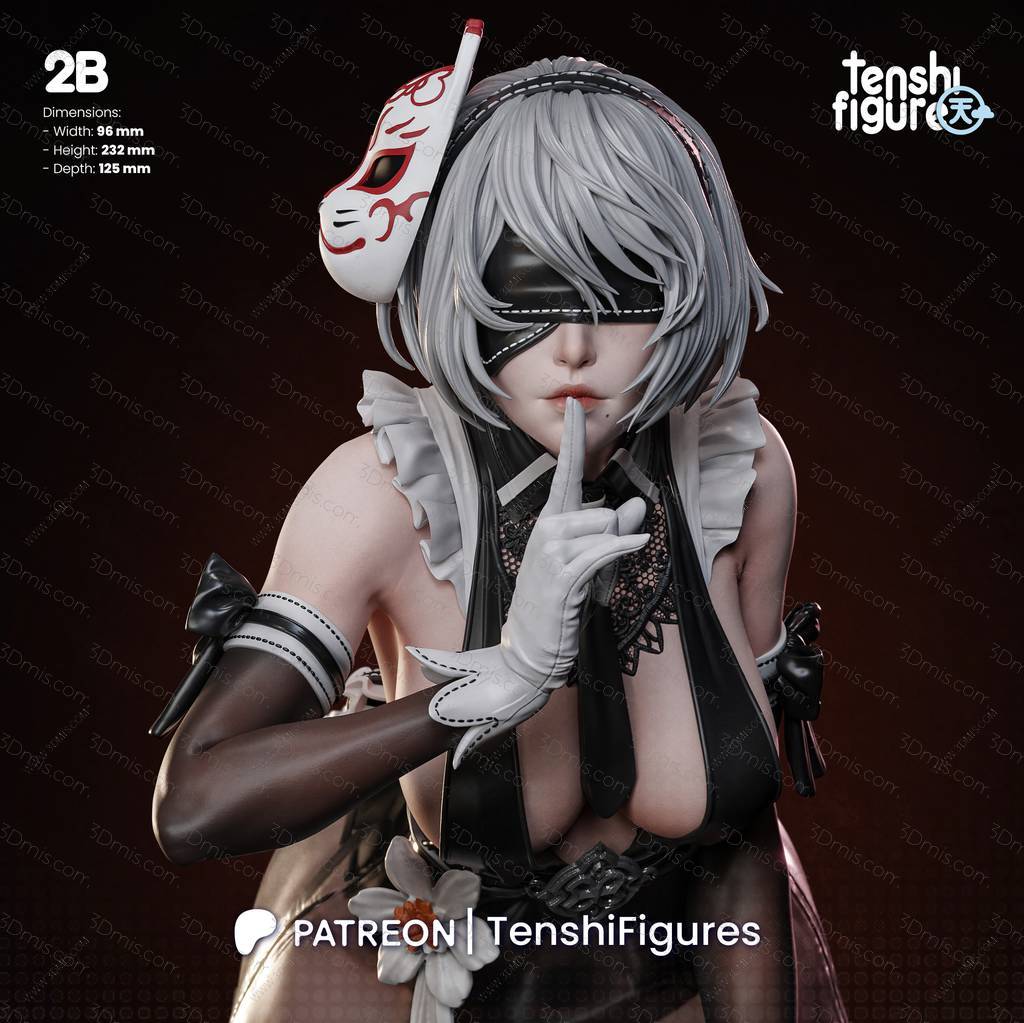P站图纸印象馆 Tenshi Figures 尼尔:机械纪元 尤尔哈2B Tenshi Figures 尼尔:机械纪元 尤尔哈2B