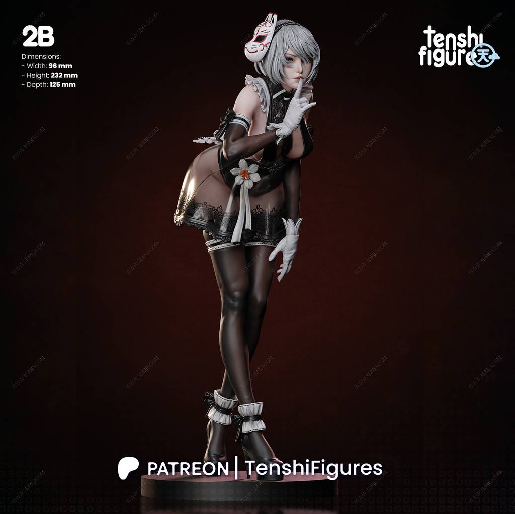 P站图纸印象馆 Tenshi Figures 尼尔:机械纪元 尤尔哈2B Tenshi Figures 尼尔:机械纪元 尤尔哈2B