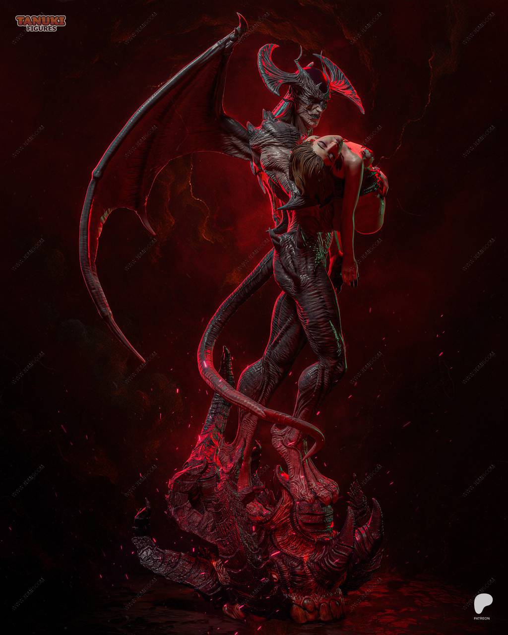 P站图纸印象馆 Tanuki Figures 恶魔人 撒旦 Tanuki Figures 恶魔人 撒旦