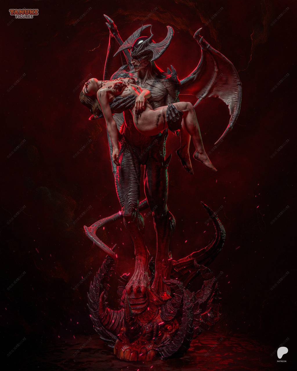 P站图纸印象馆 Tanuki Figures 恶魔人 撒旦 Tanuki Figures 恶魔人 撒旦