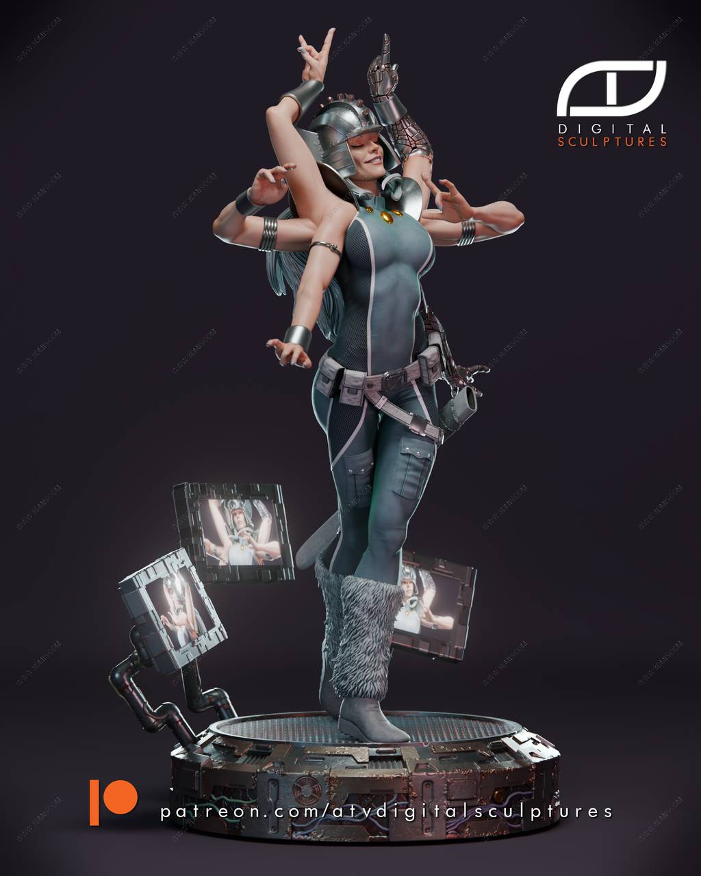 P站图纸印象馆 ATV 漫威 螺旋女 ATV 漫威 螺旋女