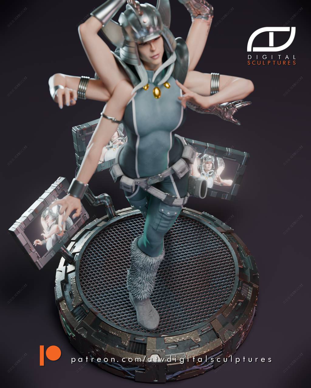 P站图纸印象馆 ATV 漫威 螺旋女 ATV 漫威 螺旋女