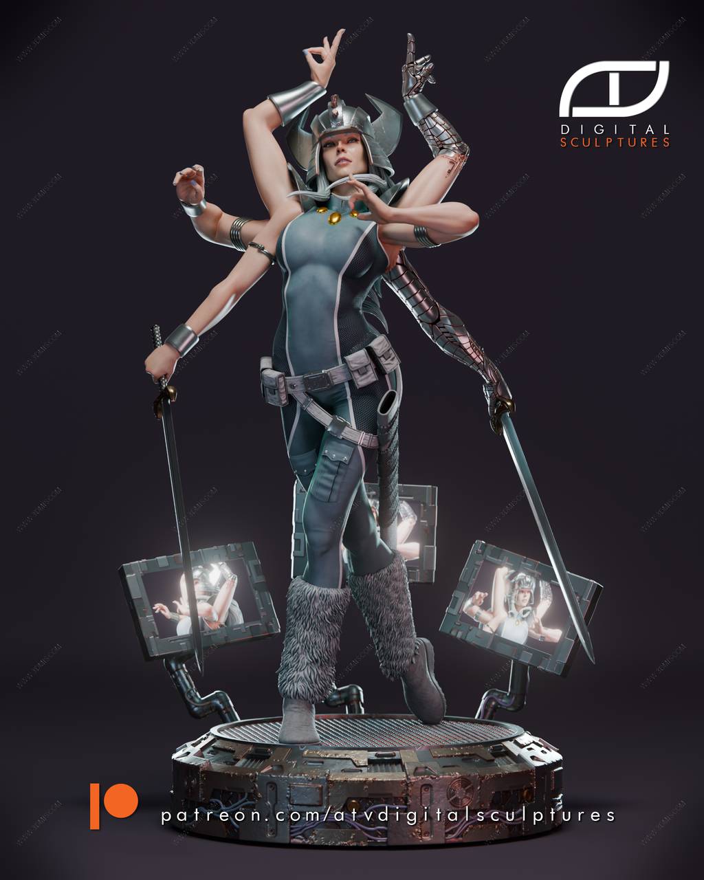 P站图纸印象馆 ATV 漫威 螺旋女 ATV 漫威 螺旋女