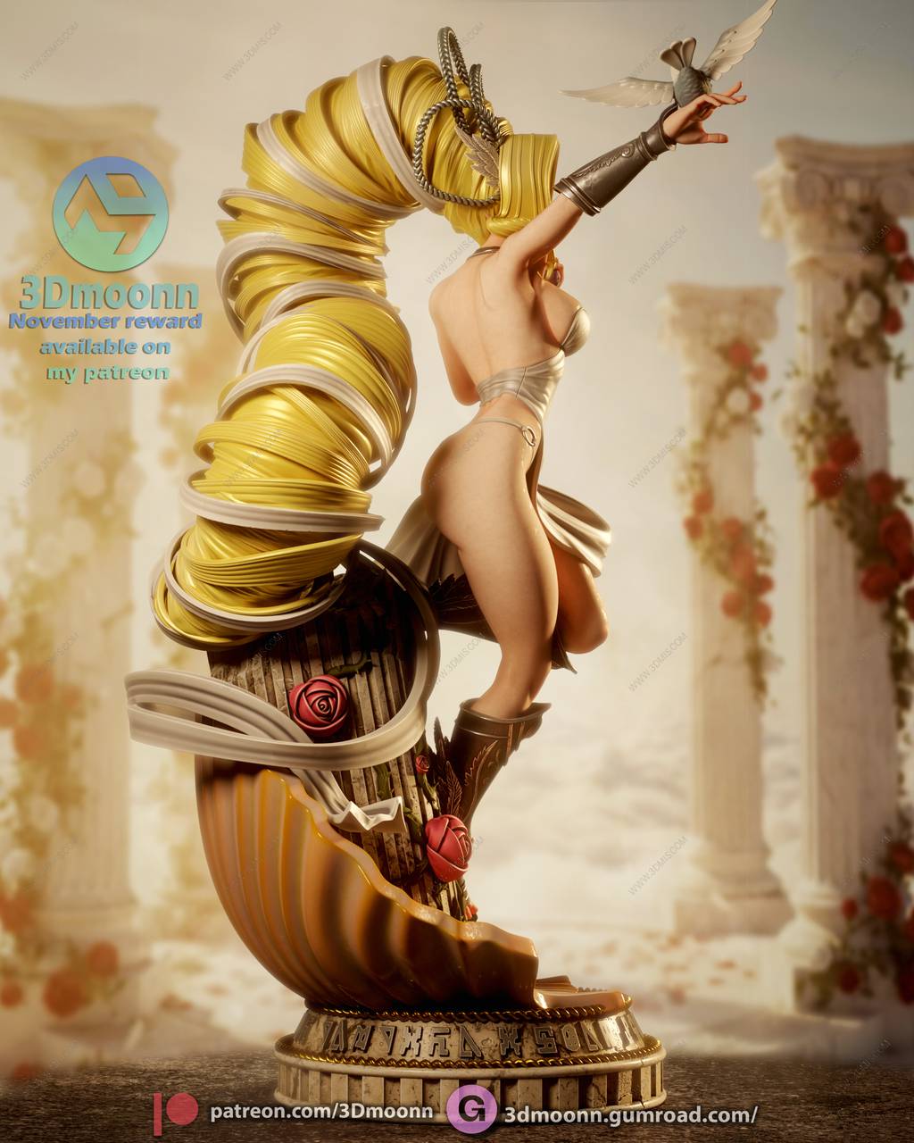 P站图纸印象馆 3Dmoonn 数码宝贝 维纳斯兽 3Dmoonn 数码宝贝 维纳斯兽