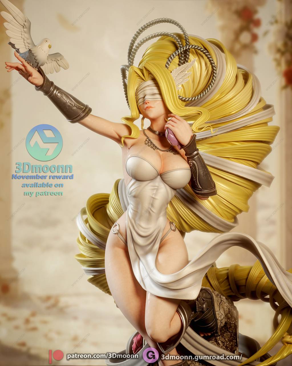 P站图纸印象馆 3Dmoonn 数码宝贝 维纳斯兽 3Dmoonn 数码宝贝 维纳斯兽