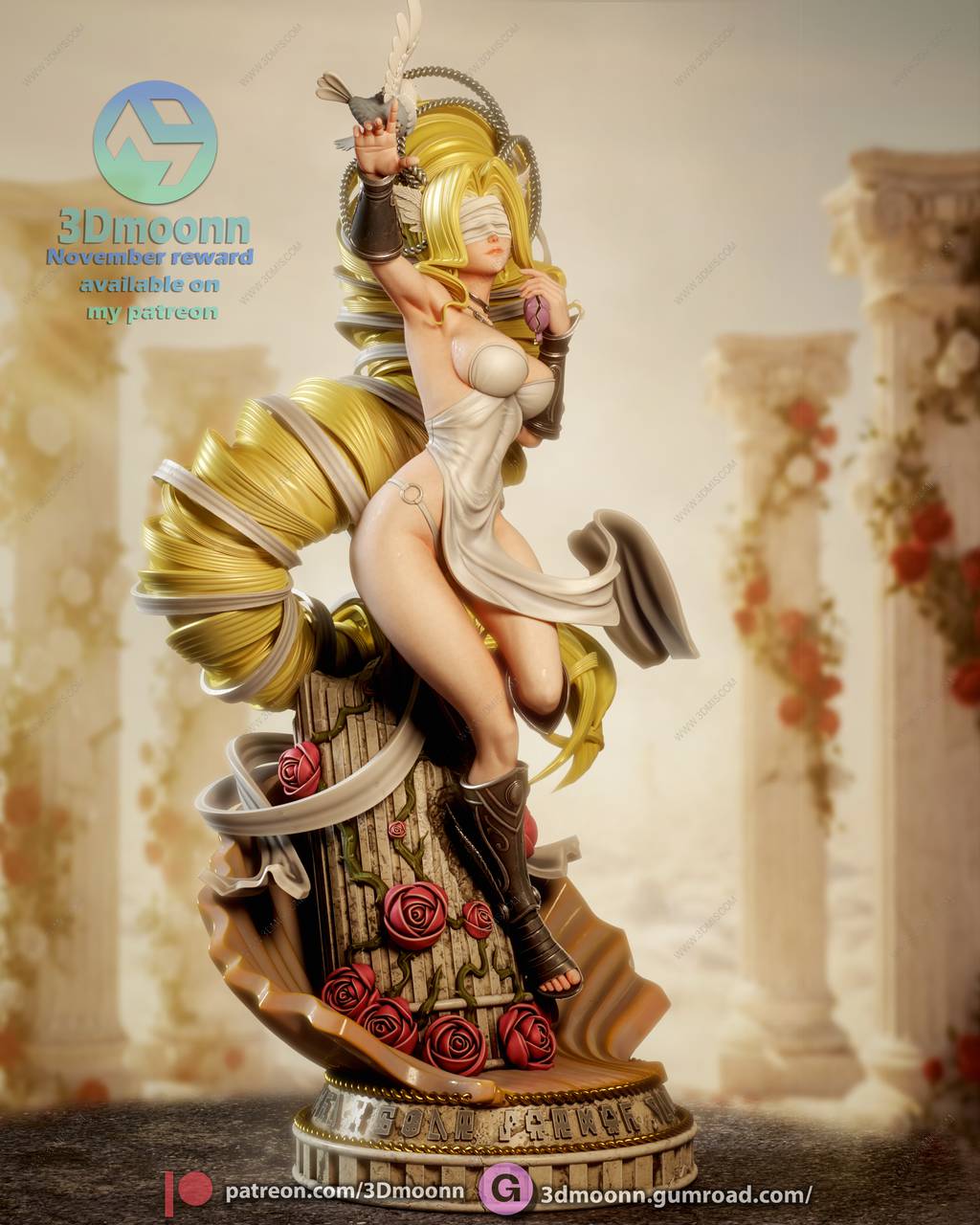 P站图纸印象馆 3Dmoonn 数码宝贝 维纳斯兽 3Dmoonn 数码宝贝 维纳斯兽