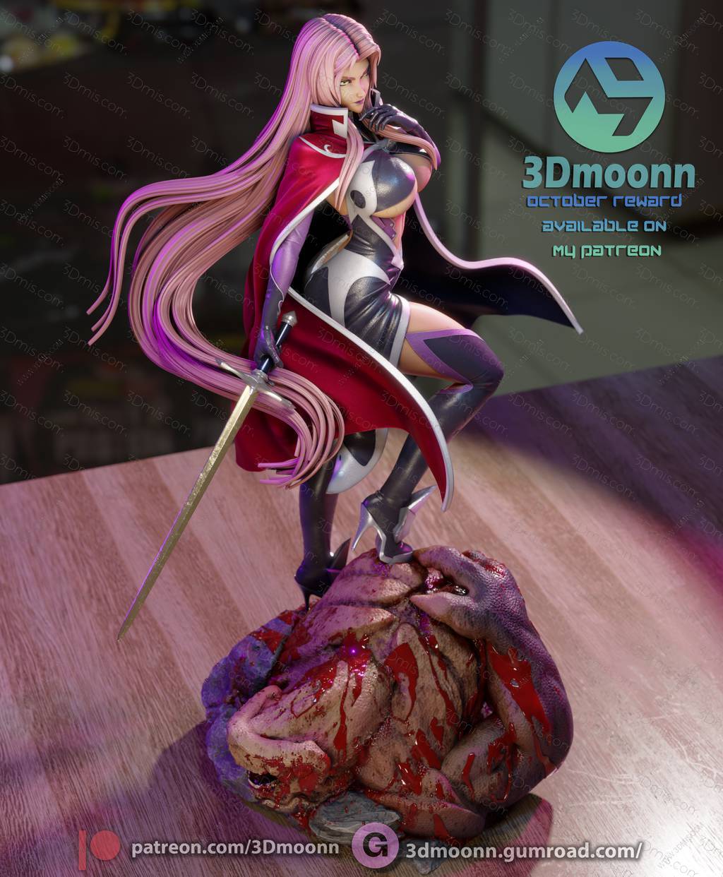 3Dmoonn 魔界骑士 英格丽特