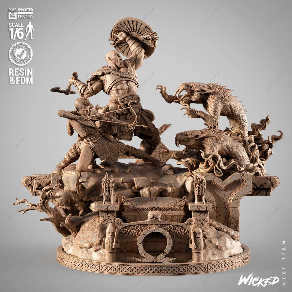 P站图纸印象馆 3DWicked 战神 3DWicked 战神