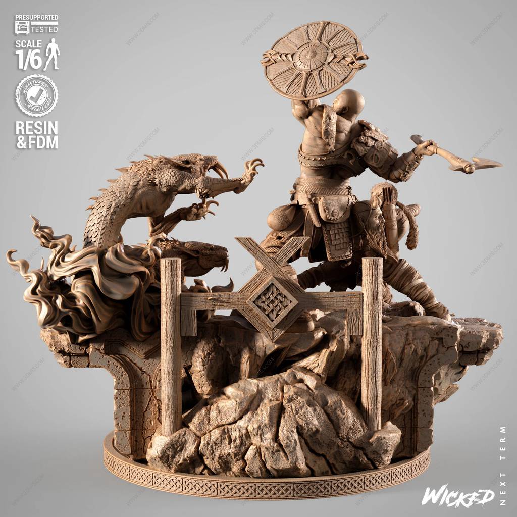 P站图纸印象馆 3DWicked 战神 3DWicked 战神